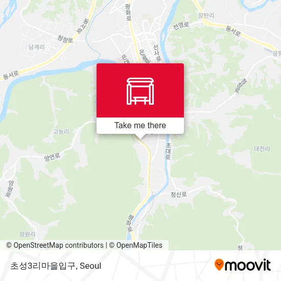 초성3리마을입구 map