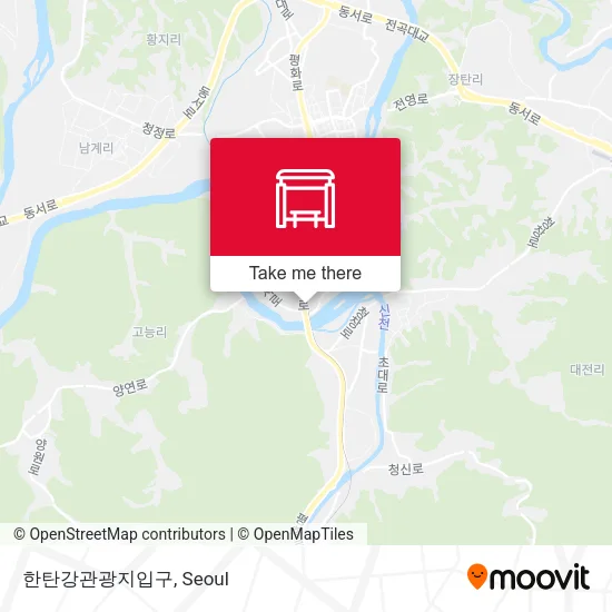 한탄강관광지입구 map