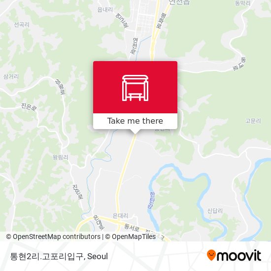통현2리.고포리입구 map