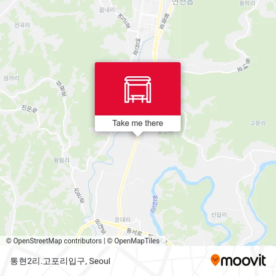 통현2리.고포리입구 map