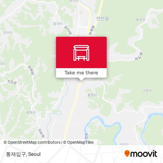 통재입구 map