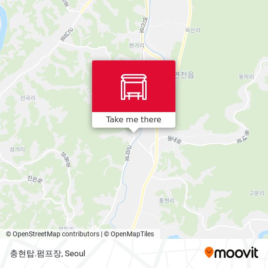 충현탑.펌프장 map