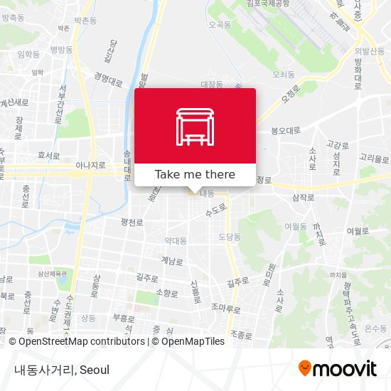 내동사거리 map