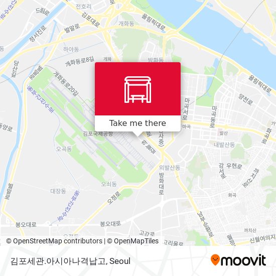 김포세관.아시아나격납고 map