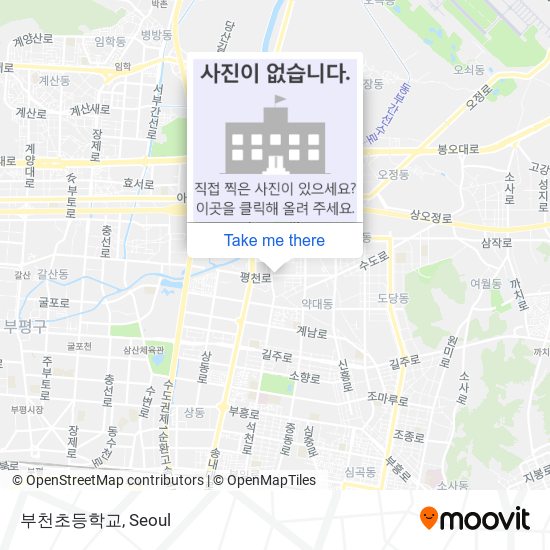 부천초등학교 map