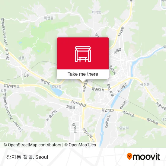 장지동.절골 map