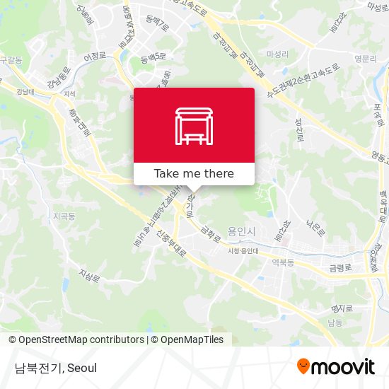 남북전기 map