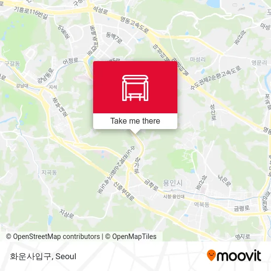 화운사입구 map