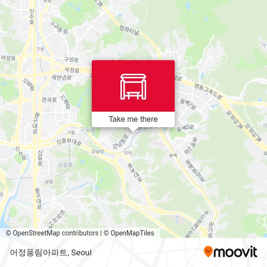 어정풍림아파트 map