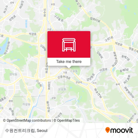 수원컨트리크럽 map