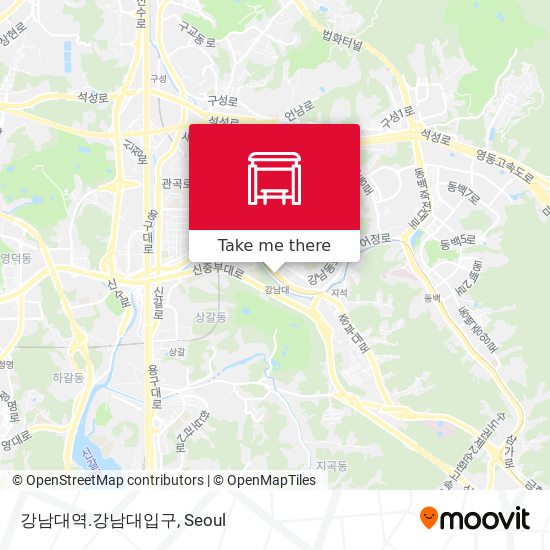 강남대역.강남대입구 map