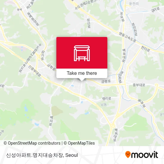 신성아파트.명지대승차장 map