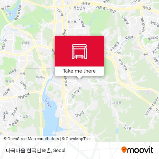 나곡마을.한국민속촌 map