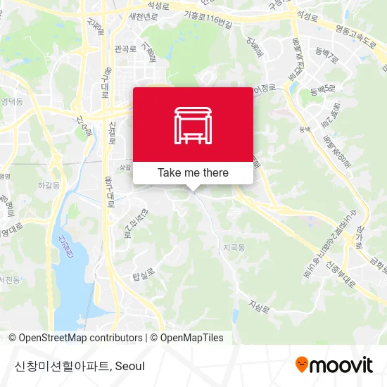 신창미션힐아파트 map