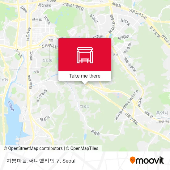 자봉마을.써니밸리입구 map