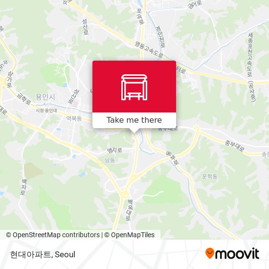 현대아파트 map