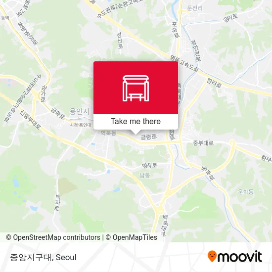 중앙지구대 map