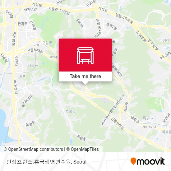 인정프린스.흥국생명연수원 map