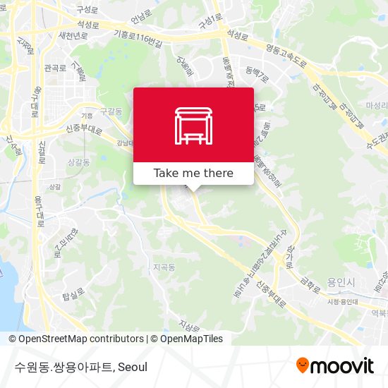 수원동.쌍용아파트 map