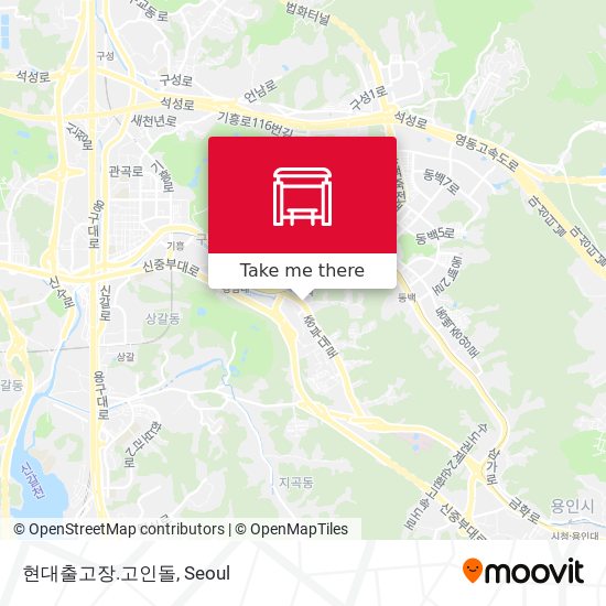 현대출고장.고인돌 map