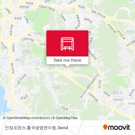 인정프린스.흥국생명연수원 map