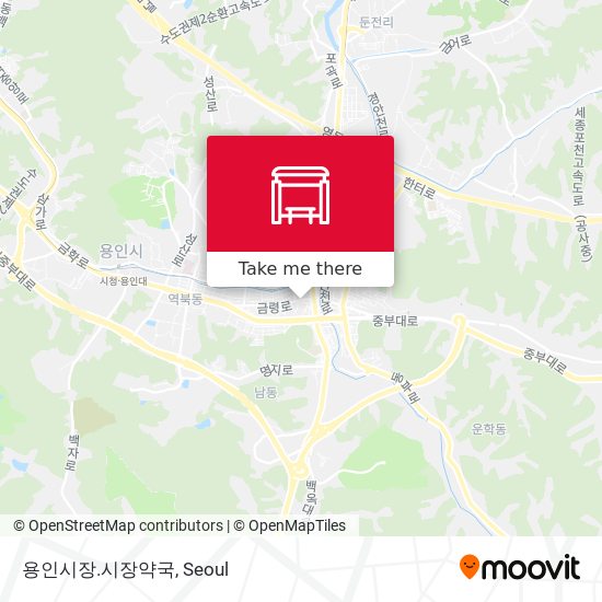 용인시장.시장약국 map