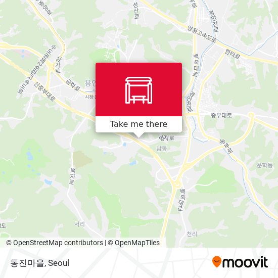 동진마을 map