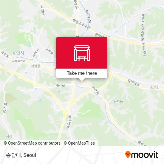 송담대 map