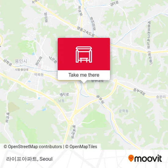 라이프아파트 map