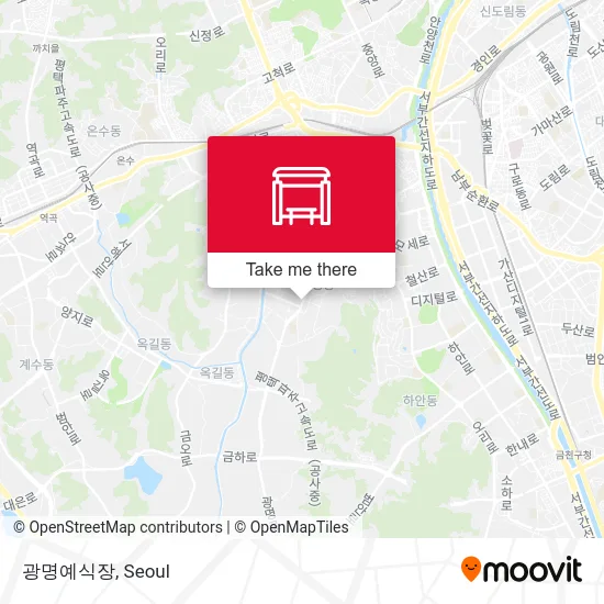 광명예식장 map