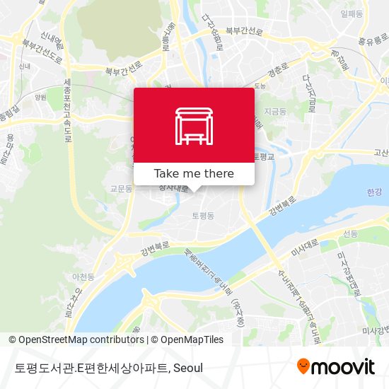 토평도서관.E편한세상아파트 map