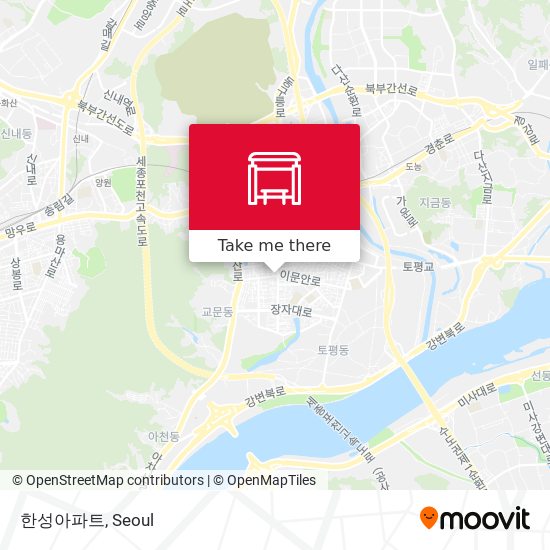 한성아파트 map