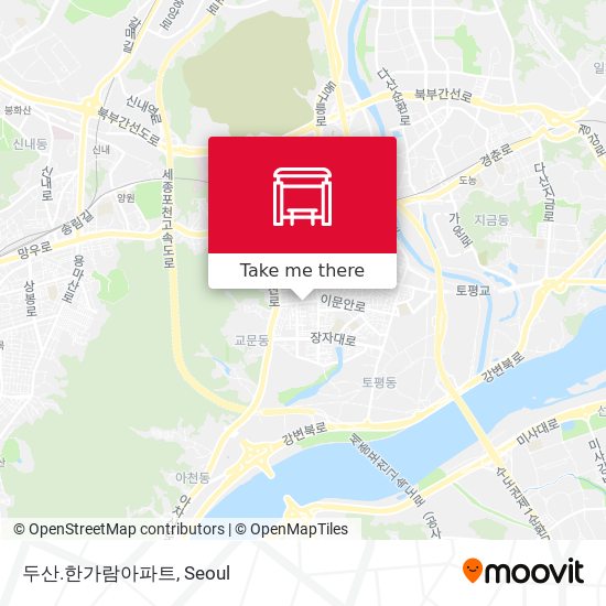 두산.한가람아파트 map
