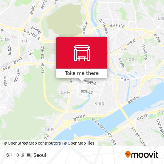 하나아파트 map