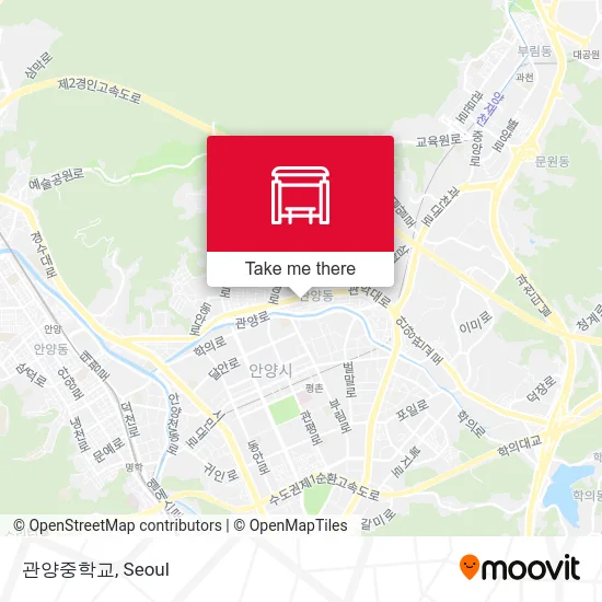 관양중학교 map
