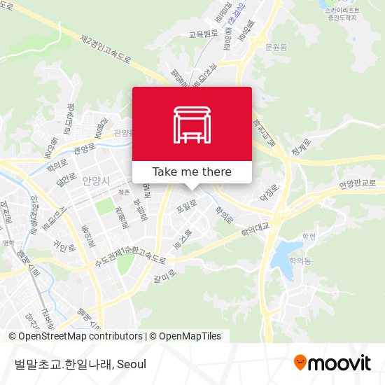 벌말초교.한일나래 map