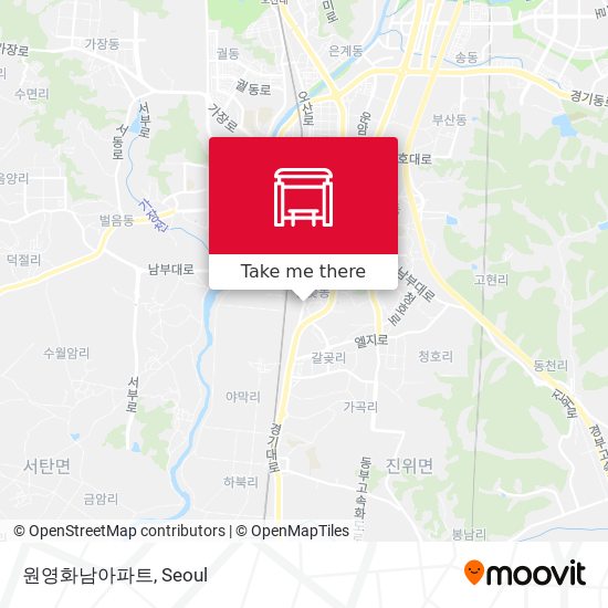 원영화남아파트 map