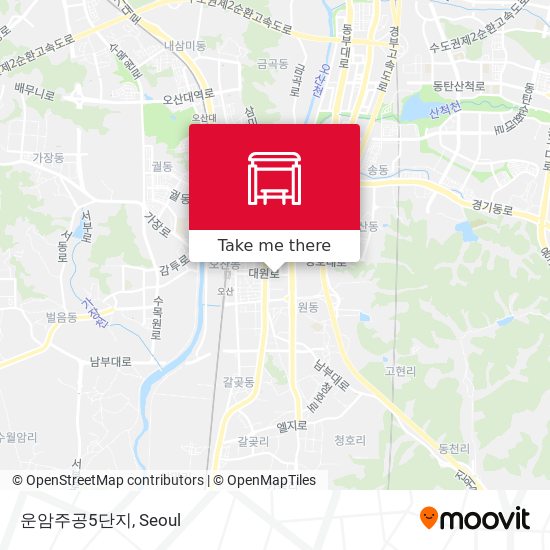 운암주공5단지 map