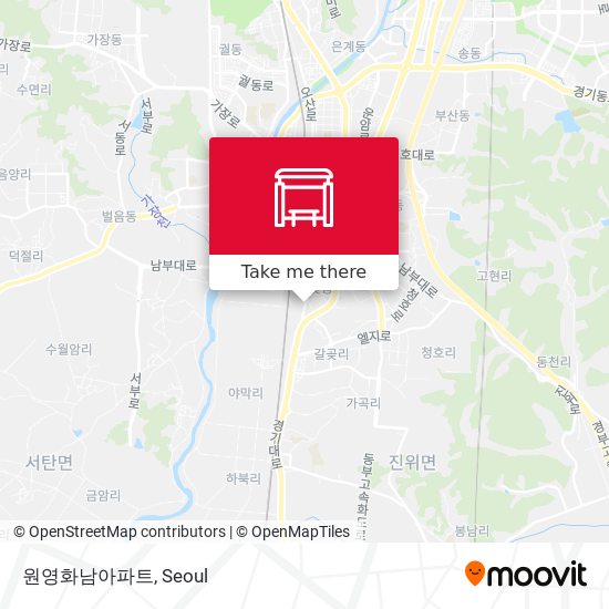원영화남아파트 map