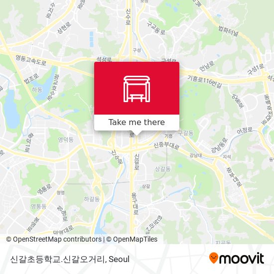 신갈초등학교.신갈오거리 map