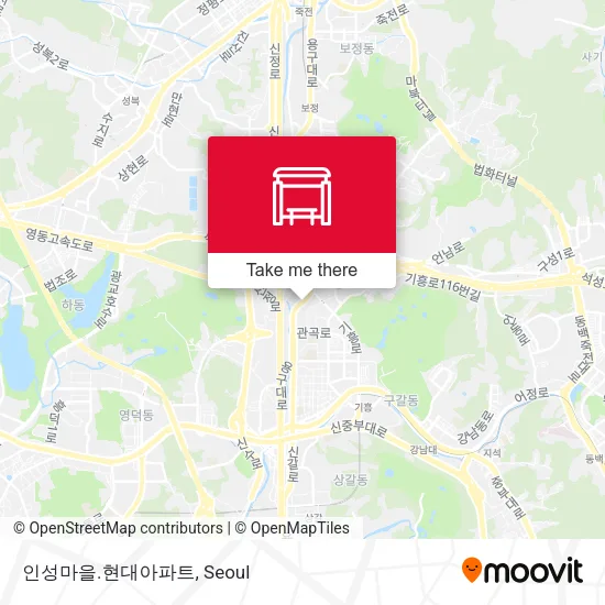 인성마을.현대아파트 map