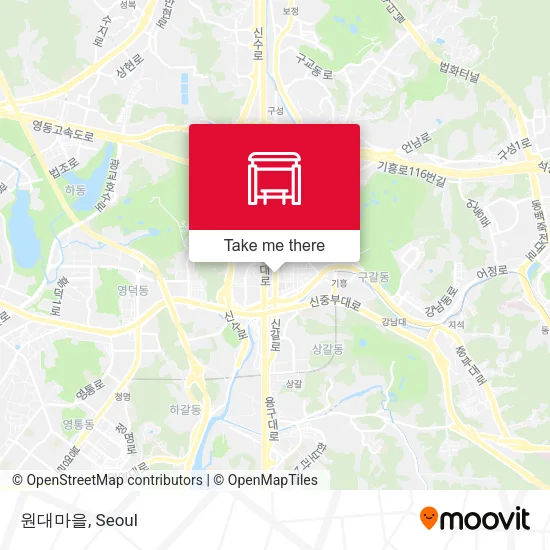 원대마을 map
