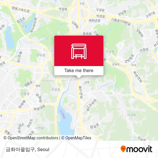 금화마을입구 map