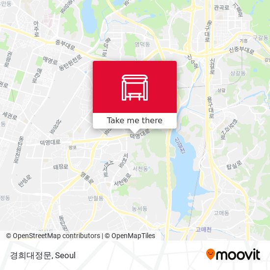 경희대정문 map
