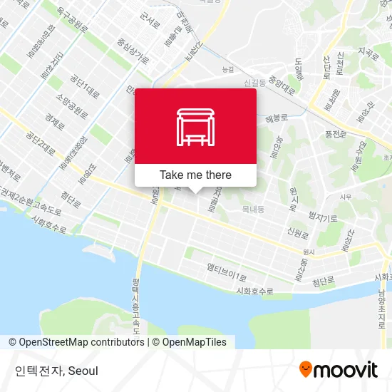 인텍전자 map