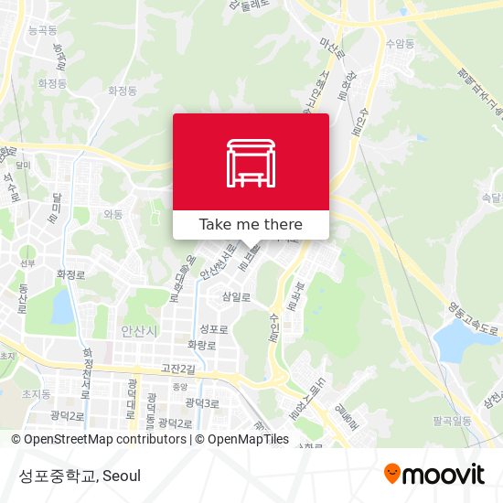 성포중학교 map