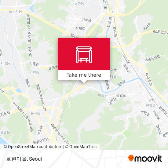 호현마을 map