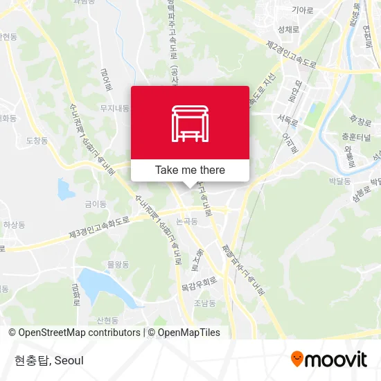 현충탑 map