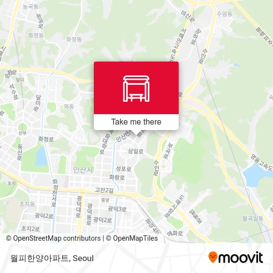 월피한양아파트 map
