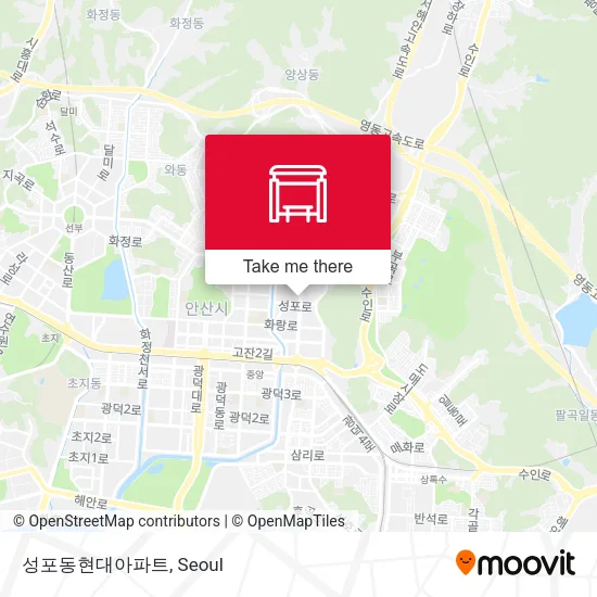 성포동현대아파트 map